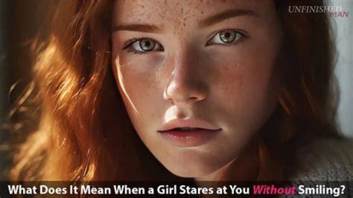 What does it mean when a girl sits facing you?