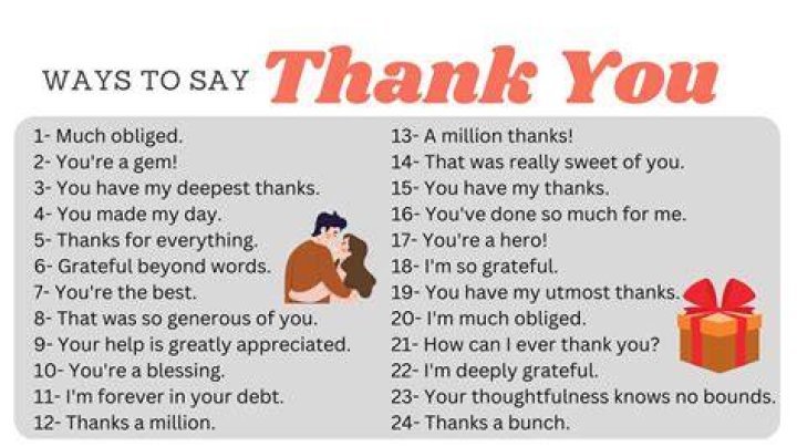 What does it mean when someone does not say thank you?