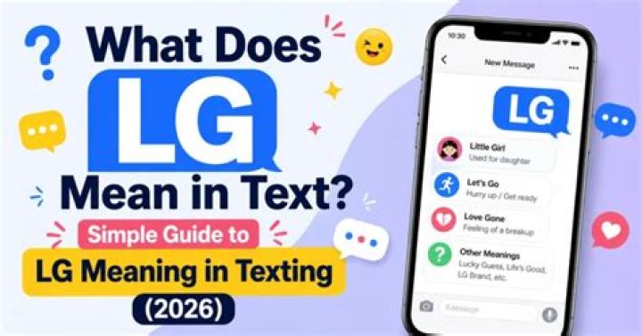 What does LG mean in text?