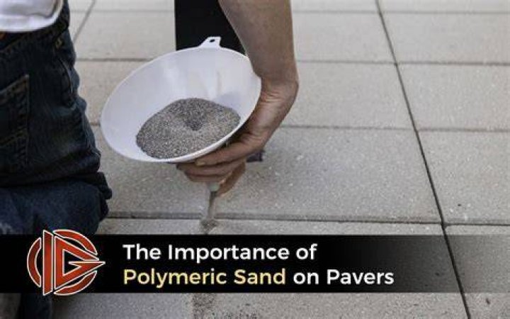 What does polymeric sand do for pavers?