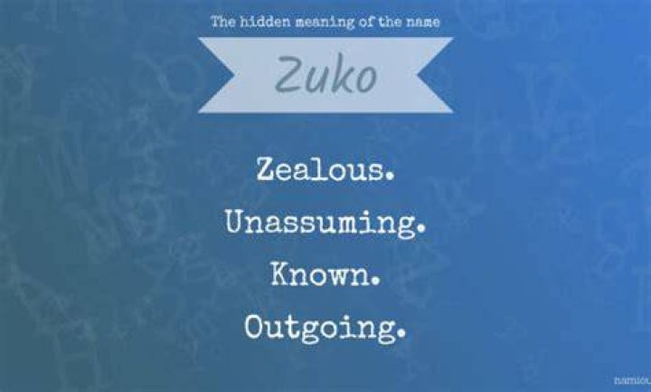 What does Zuko mean in English?