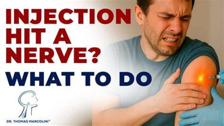 What happens if you hit the sciatic nerve with a needle?