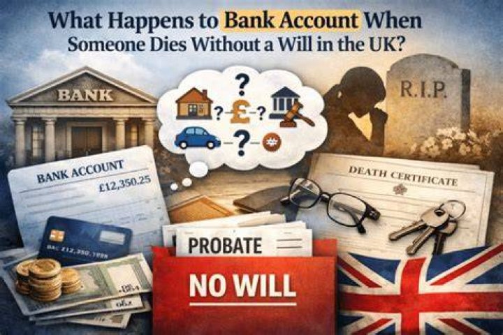 What happens to money in the bank when someone dies?