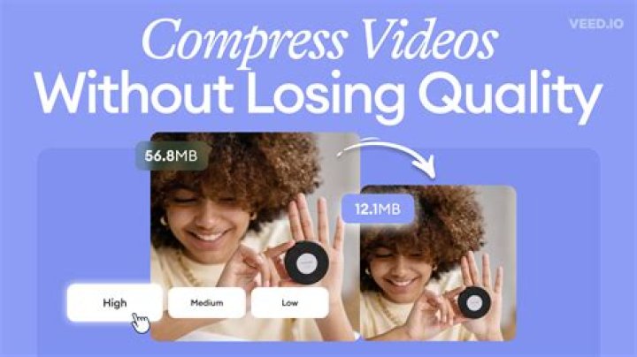 What happens when you compress a video?