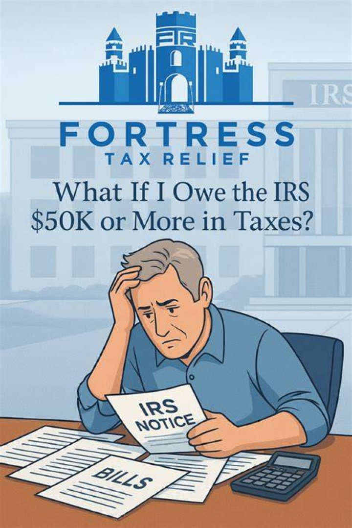 What if I owe more than 50 000 to the IRS?