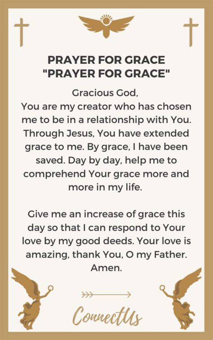 What is a good grace prayer?