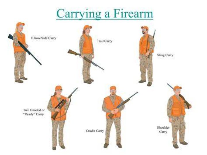 What is cradle carry in hunting?
