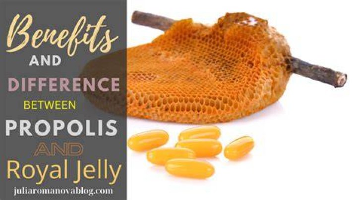What is difference between propolis and royal jelly?