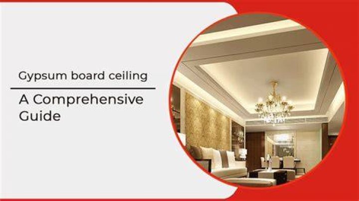 What is gypsum ceiling board?