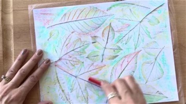 What is rubbing in creative art?