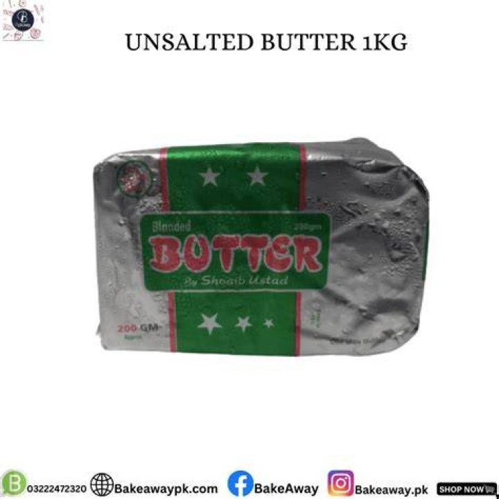 What is the cost of 1 kg butter?