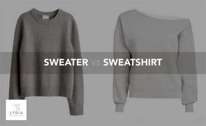 What is the difference between a sweater and a sweatshirt?
