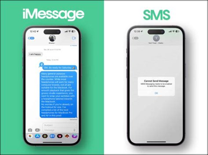 What is the difference between iMessage and text message?