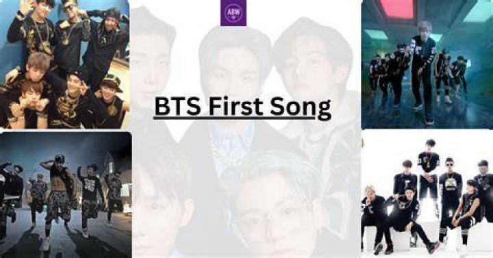What is the first song of BTS?