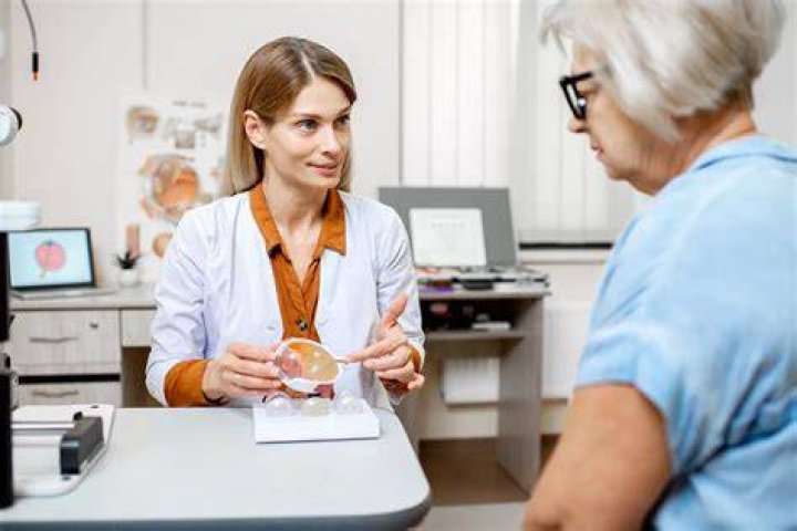 What is the most common age for cataract surgery?