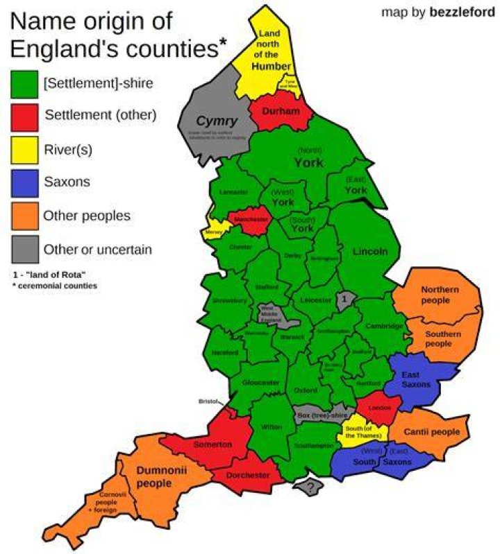 What is the oldest county in the UK?