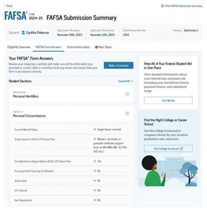 What is the question 83 on FAFSA?