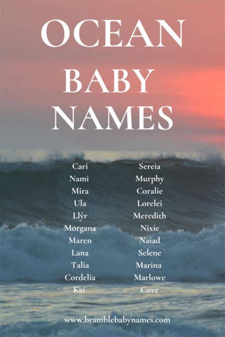 What name means ocean?
