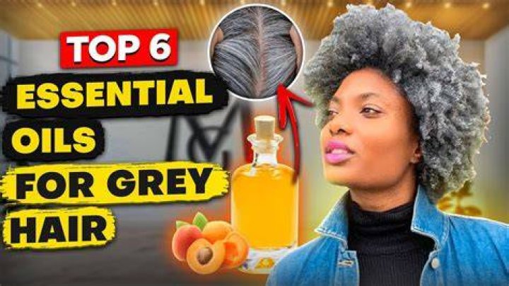 What oil is good for grey hair?