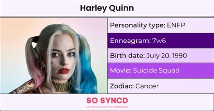 What personality type is Harley Quinn?