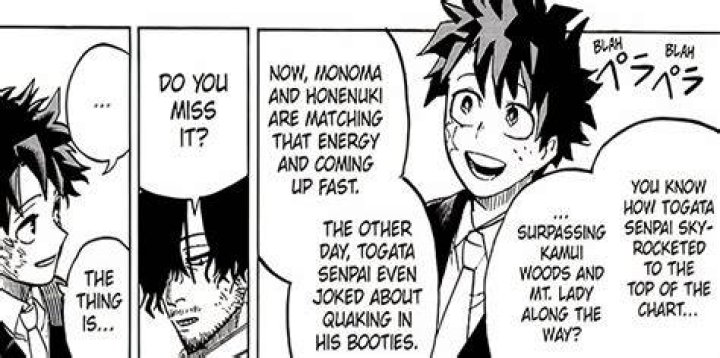 What ranking is Deku?