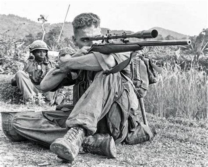 What rifle did Vietnam snipers use?