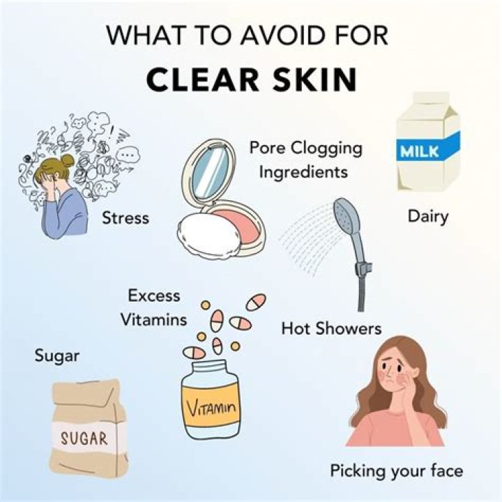 What should avoid for glowing skin?