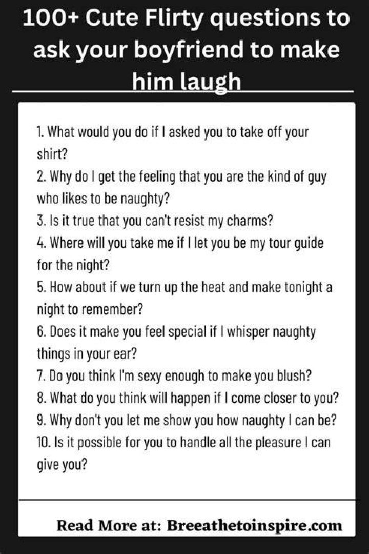 What should I ask my boyfriend when texting?