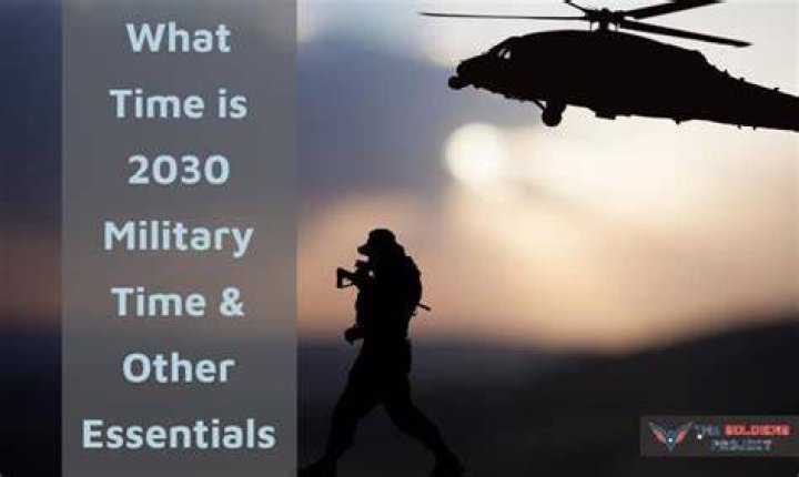 What time is 2030 in military time?