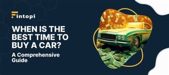 What time is best to buy a car?