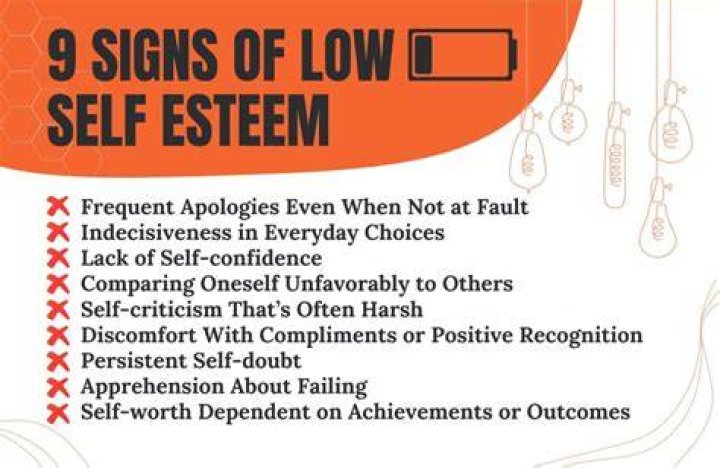 What triggers low self esteem?