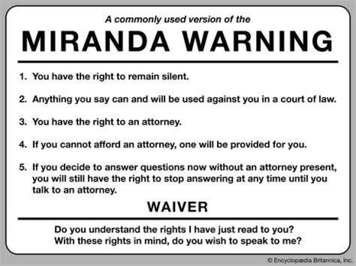 What triggers Miranda warnings?