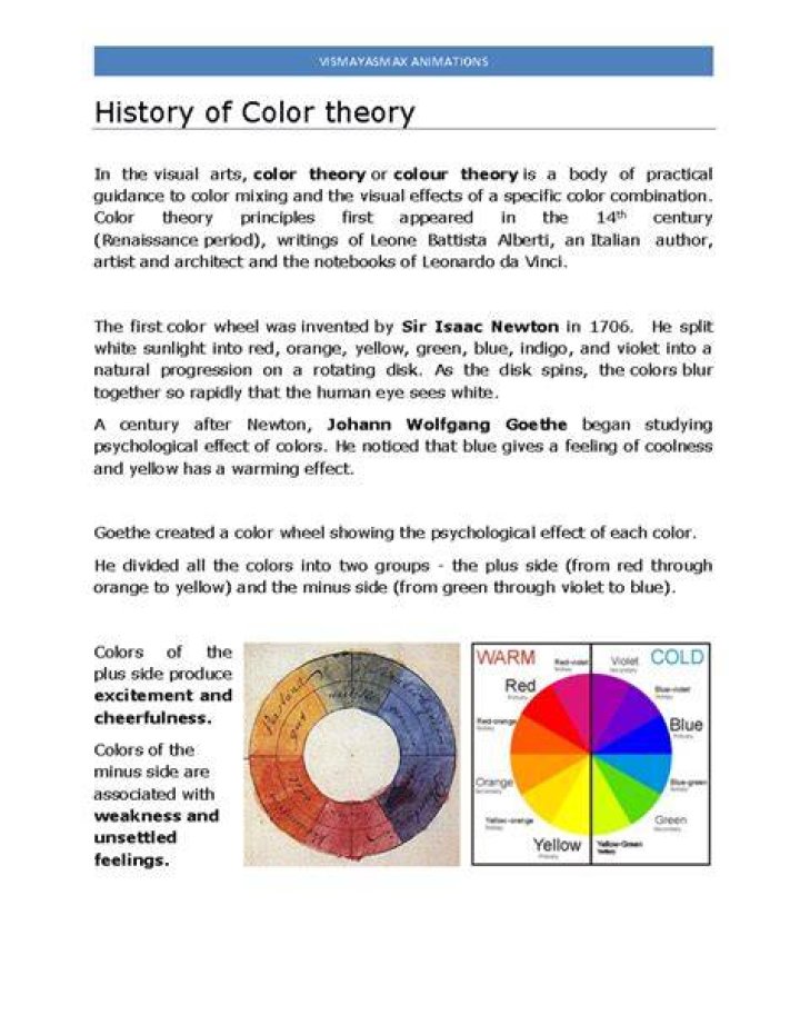 What was the first color named?