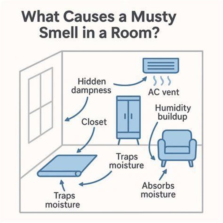 What will absorb odors in a room?