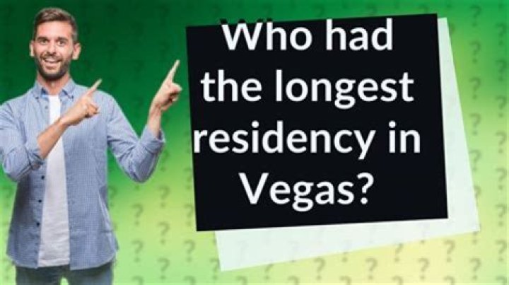 Whats the longest residency?