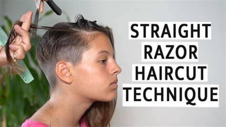 When cutting hair with a razor the hair must be?