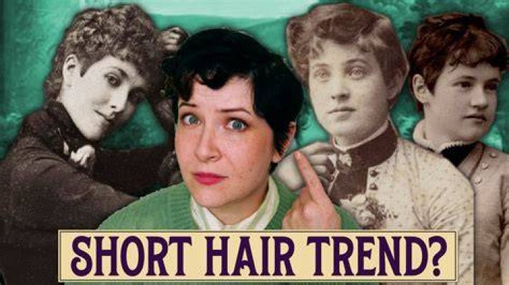 When did girls start cutting their hair short?