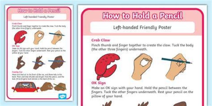 When should a child be able to hold a pencil?