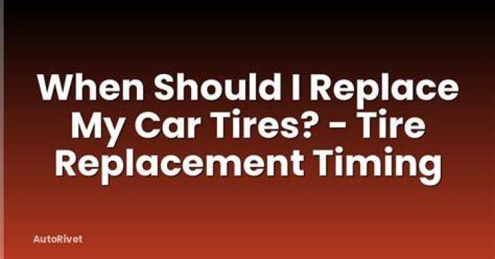 When should I replace my car?