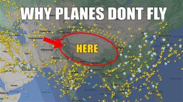 Where can planes not fly over?