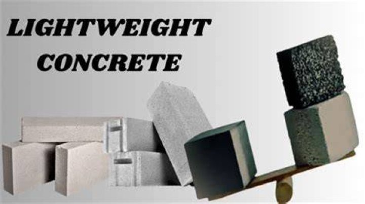 Where can we use lightweight concrete?
