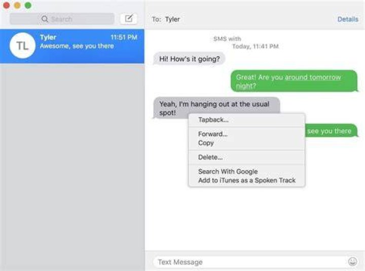 Where do text messages go when you delete them?