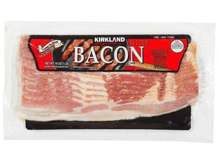 Where does Kirkland get their bacon from?