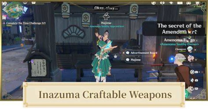 Where is Inazuma Craftable sword?