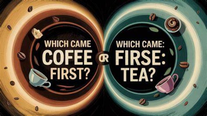 Which came first coffee or tea?