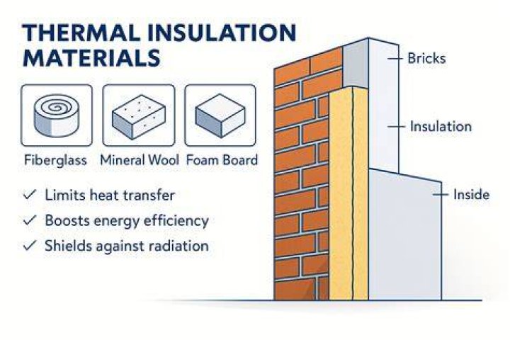 Which material can be used as thermal insulator?