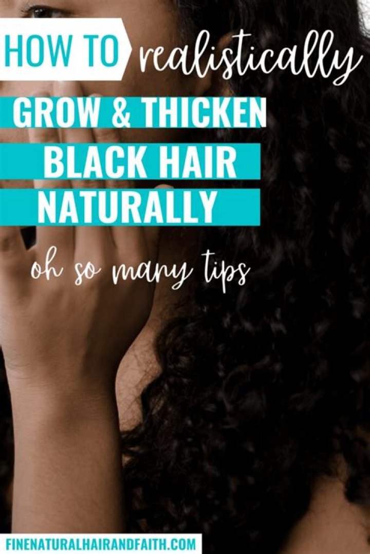 Who has black hair naturally?