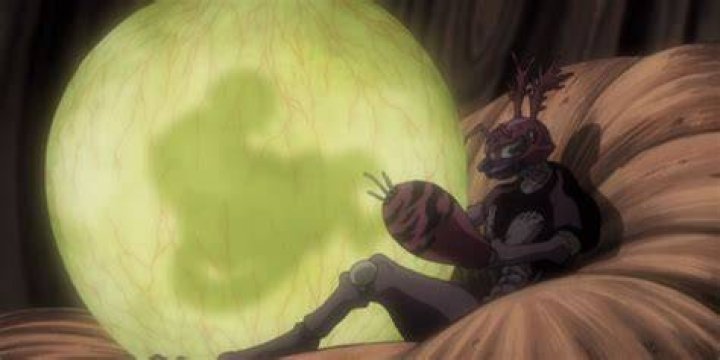 Who is the baby that came out of the chimera ant queen?