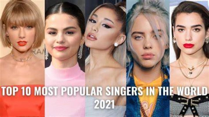 Who is the most popular singer 2021?