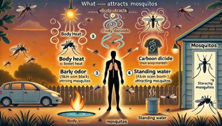 Why are mosquitoes attracted to me?
